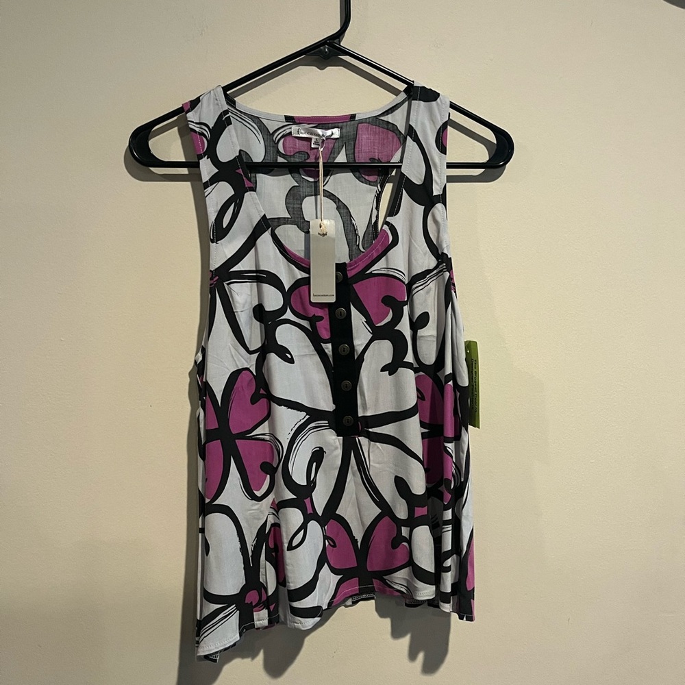 Lucca Couture tank top size L NWT